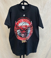 Vintage Chicago Bulls 1998 NBA Fials Champions Starter Tshirt 100% Cotton Sz XL
