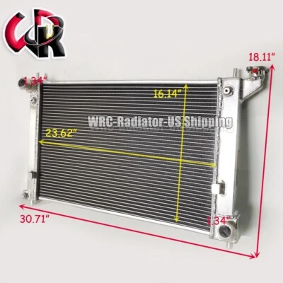 All Aluminum Cooling Radiator For Scion TC 2.4L l4 MT 2005-2010 2006 2007 2008 - Image 1 of 4