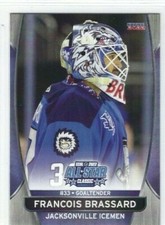 2021-22 Jacksonville Icemen (ECHL) Francois Brassard (goalie)
