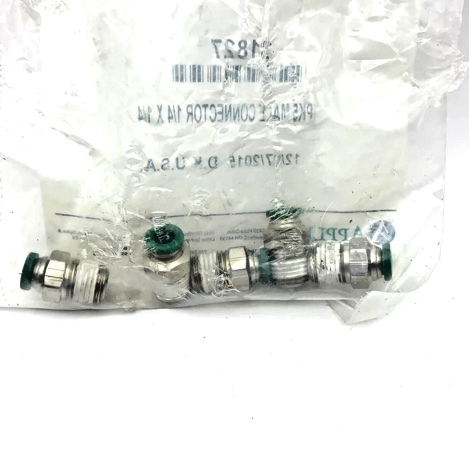 (5 Pack) Parker W68PLP-4-2  1/4" Prestolok Tube x Male Fitting Connector - Image 1 of 1