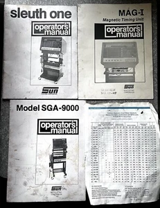 Vintage Equipment Manuals Sleuth One Model SGA-9000 MAG-1 Magnetic Timing Unit - Bild 1 von 1