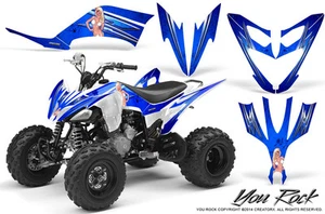 KIT DE GRÁFICOS YAMAHA RAPTOR 250 CALCOMANÍAS CREATORX PEGATINAS YO ROCK BLW - Imagen 1 de 1