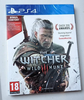 The Witcher Selten PS4 Neu Versiegelt UK Pal sony PLAYSTATION 4 Tonspur Edition - Bild 1 von 2