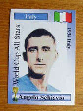 ANGELO SCHIAVIO ITALY FOOTBALL CARD WORLD CUP ALL STARS MINT