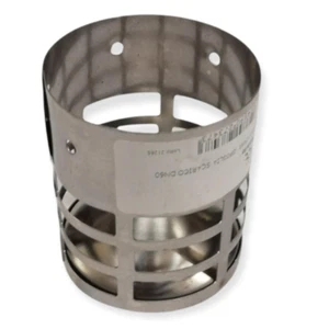 STABLE STAINLESS STEEL WINDPROOF TERMINAL GRILLE Ø 60 MM INTERNAL - Picture 1 of 1