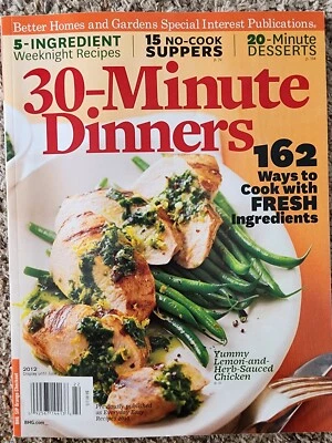 Better Homes and Gardens 30 Minute Dinners 2012 - Image 1 of 4