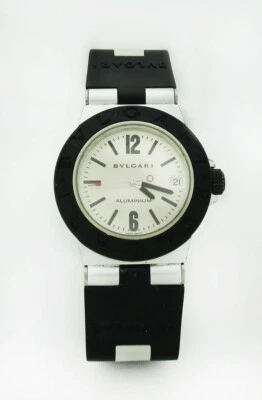AUTHENTIC BVLGARI ALUMINUM WATCH MODEL L19585 *Made In Switzerland* MSRP$2,950. - Image 1 of 4