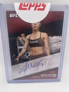 Ronda Rousey 2015 knockout ruby auto 4/8 ufc-421 - Picture 1 of 2