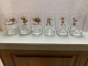 Vintage B.C. Ice Age Comic 1981 Arby's Collectors Series Glasses Set of 6 - Picture 1 of 11