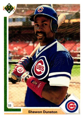 Shawon Dunston Cubs 1991 Upper Deck #111 MLB Baseball Card - Image 1 of 2