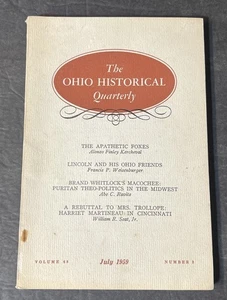 The Ohio Historical Quarterly (July 1959, Volume 68, Number 3) - Picture 1 of 19
