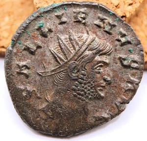 Imperial Romano | Galieno | BI Antoniniano | 260-268 dC | Siscia | Marca de ceca SI - Imagen 1 de 7