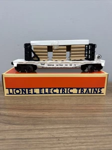 Lionel 6-16379 Northern Pacific Flatcar with Wood Load - O Gauge. New In Box - Picture 1 of 6