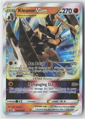 Pokemon - Kleavor VSTAR - Promo SWSH: Sword & Shield Promo Cards SWSH249 LP - Image 1 of 2