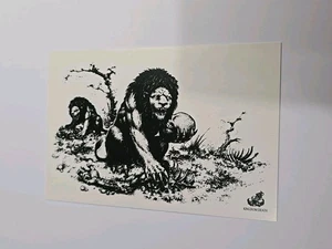 Kingdom Death: Monster NEU White Lion OOP KDM Large Art Card - Bild 1 von 2