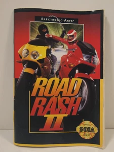Road Rash II (SEGA Genesis) Authentic MANUAL ONLY - Picture 1 of 7
