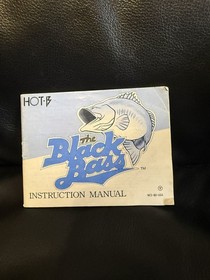 Nintendo NES Instruction Manual The Black Bass