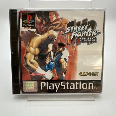 PS1 Street Fighter EX2 Plus, New And Factory Sealed *Flaw* - Image 1 of 4