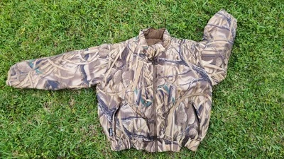 Whitewater Outdoors Ducks Unlimited Men's Wetlands Camo Shell Jacket XL Foto 1 de 4
