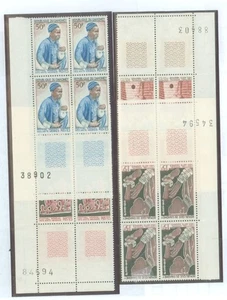 Blocchi piastra Dahomey 215-218 MNH (SCV = $ 19,40) - Foto 1 di 1