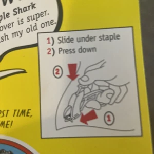 Staple Shark Staple Remover Galiot White - Picture 1 of 4