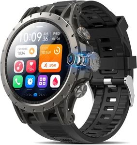 2026 Nuovo Smartwatch Uomo(4G Sim+Wifi+Gps+180°Camera),750Mah 1,43''AMOLED Activ - Foto 1 di 12