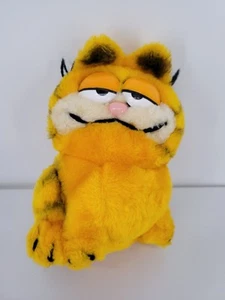 Vintage Garfield Plush Toy 1981 Dakin Yellow & Black Striped Cat Stuffed Animal - Picture 1 of 9