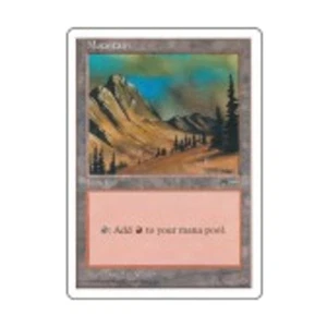 WOTC MtG Anthologies Mountain #1 (C) EX - Picture 1 of 1