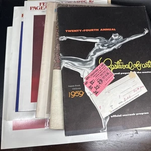 Festival Of Arts & Pageant Of The Masters Souvenir Paper Programs: Lot Of 6 - Picture 1 of 17