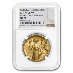 2015-W High Relief American Liberty Gold MS-70 NGC - Picture 1 of 3