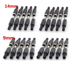 DC female male Plug power Connectors 5.5mmx2.1mm 5.5x2.5mm Jack Socket Adapter - Picture 1 of 11