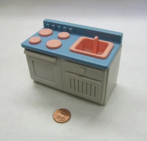 Little Tikes Grand Mansion Dollhouse Kitchen Sink Stove Oven Piece Rare! - Picture 1 of 3