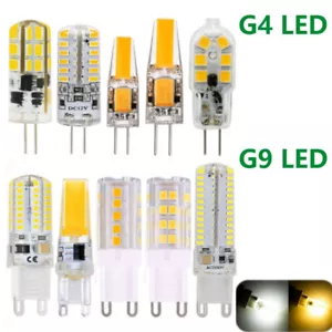 LED G4 G9 3W 5W 6W 8W 10W High Power Lampadina Corn Light COB AC/DC 12V/220V - Foto 1 di 23