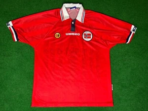 Norway Norwegen 1998 1999 XLARGE UMBRO home away Jersey Shirt Trikot M509 - Bild 1 von 10
