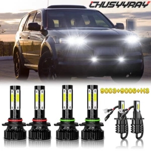 FOR ISUZU AXIOM 2002-2004 6000K LED Headlight High Low + Fog Lights Bulbs Combo - Picture 1 of 12