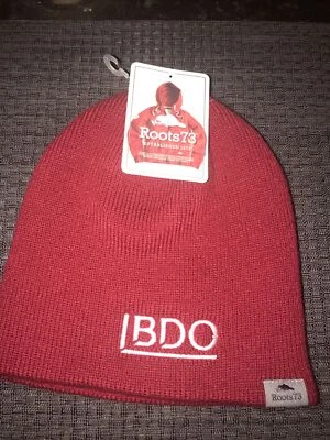 Gorro ROOTS 73 Rojo Unisex Simcoe. LBDO bordado Foto 1 de 4