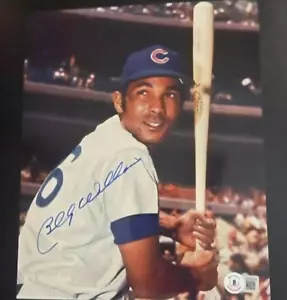 Billy Williams Signed Chicago Cubs 8x10 Photo (Beckett) 1972 Batting Champ / HOF - Picture 1 of 3