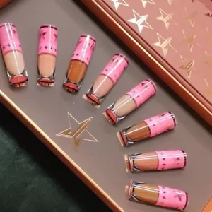 PAQUETE DE LÁPIZ LABIAL LÍQUIDO JEFFREE STAR COSMETICS MINI DESNUDOS BÓVEDA ROSAS MARRÓN BRONCEADO - Imagen 1 de 3