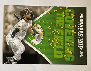 2024 TOPPS SERIES 2 FERNANDO TATIS JR. CTF-7 COVERING THE FIELD PADRES BASEBALL - Picture 1 of 2