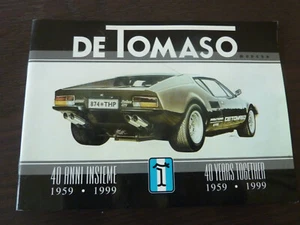 Hochglanzprospekt De Tomaso, absolute Rarität, für Sammler - Bild 1 von 2