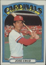 1972 Topps #107 Jose Cruz - St. Louis Cardinals