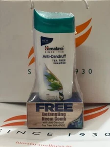 Himalaya Anti-Dandruff Tea Tree Shampoo | 180ml+ Neem Comb FREE | COMBO PACK - Picture 1 of 6