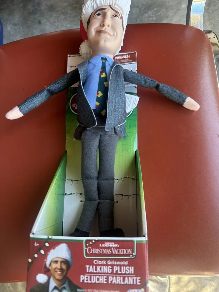 Clark Griswold 12 英寸会说话的毛绒圣诞假期拉绳新品 — 第 1/1 张图片