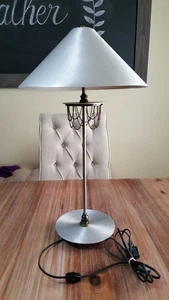 Vintage Beaded Aluminum Kovacs Lamp Made In USA - Picture 1 of 12