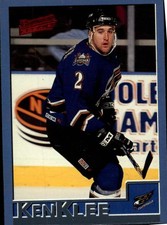 1995-96 Bowman Capitals Hockey Card #163 Ken Klee Rookie