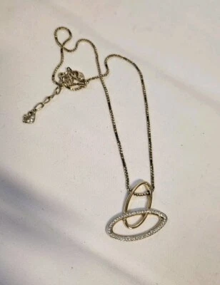 Swarovski Collier Halskette mit Anhänger 18 Karat hochw.Vergoldet mit... - Bild 1 von 4