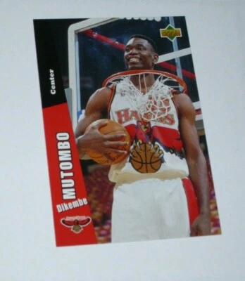 Upper Deck Folz Minis Card Basketball 1997 Dikembe Mutombo Atlanta Hawks NBA #36 - Image 1 of 2