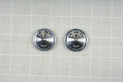 1"  "STERLING" PLASTIC COLD INDEX. BATHROOM.VINTAGE ANTIQUE (PAIR) 2 Cover