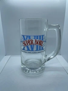 Vintage - 1984 Super Bowl XVIII (18) Glas Bierkrug - Bild 1 von 3