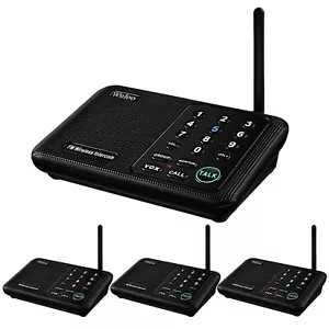 1 Mile Range 10 Channel Wireless Intercoms Systems for Home Room to Room Calling - Picture 1 of 9